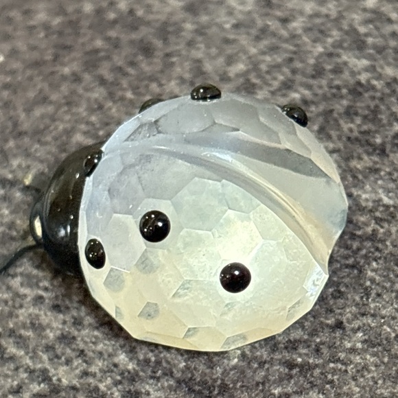 RETIRED Swarovski Crystal BLK/WHT Ladybird Figurine W/ Original Packaging! - Picture 5 of 10